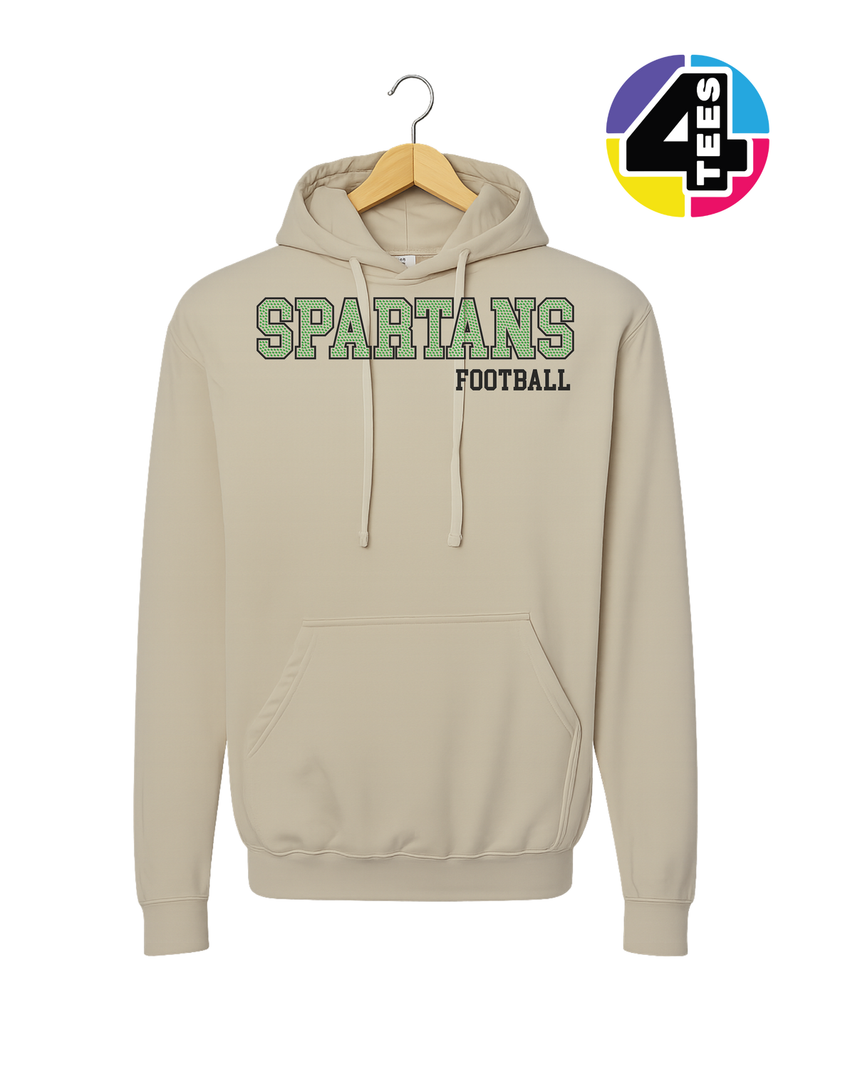 Spartans Spangle Football Hoodie