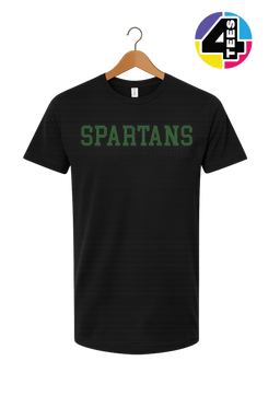 Spartans Spangle Football Tee