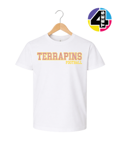 Terrapins Spangle Football Youth Tee