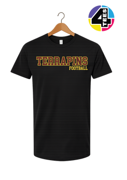 Terrapins Spangle Football Tee
