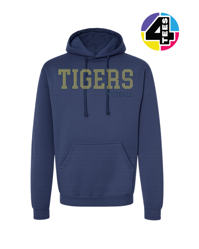 Tigers Spangle Football Hoodie