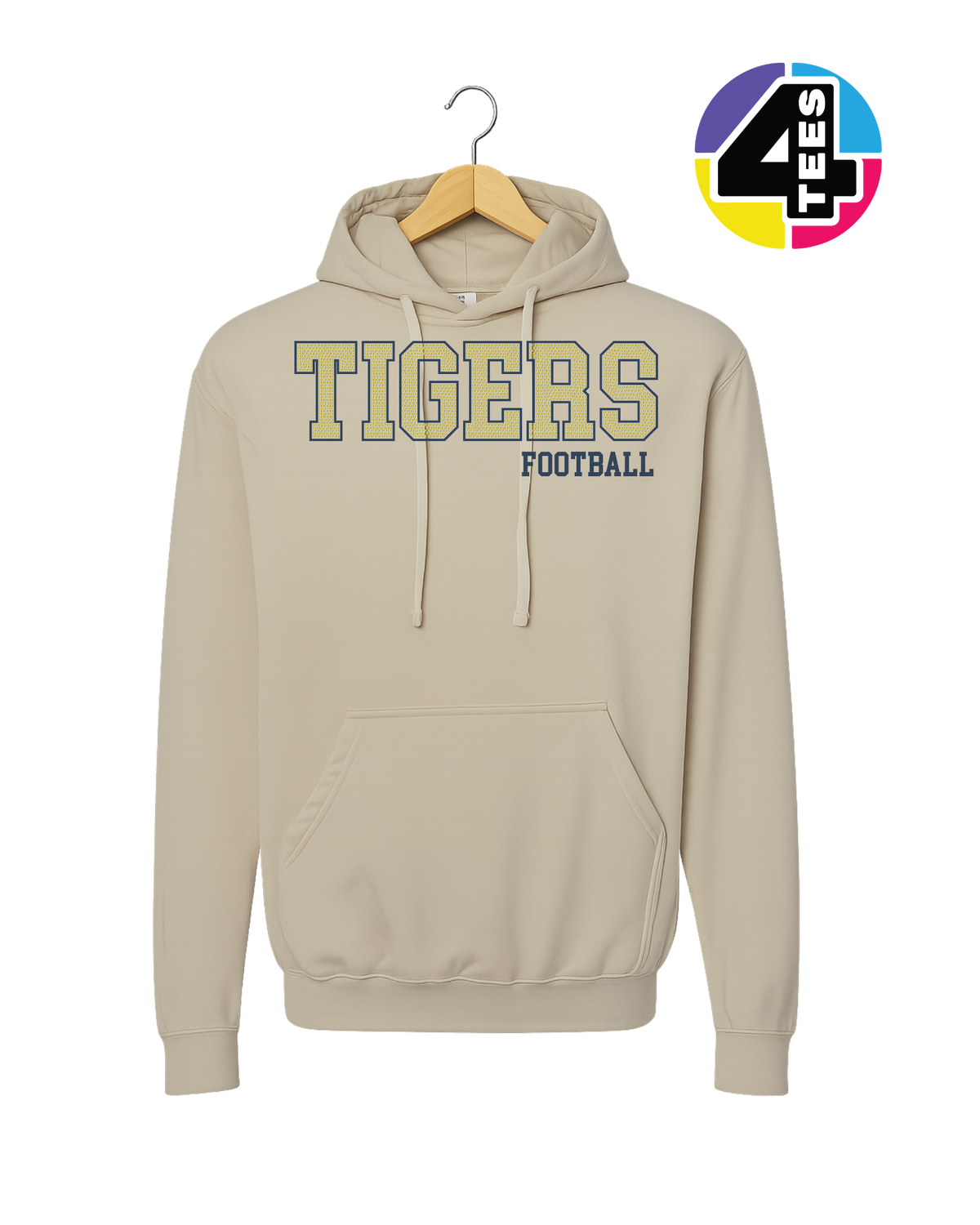 Tigers Spangle Football Hoodie