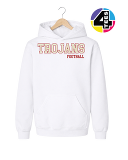 Trojans Spangle Football Youth Hoodie