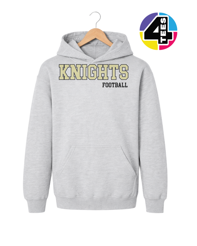 Knights Spangle Football Youth Hoodie
