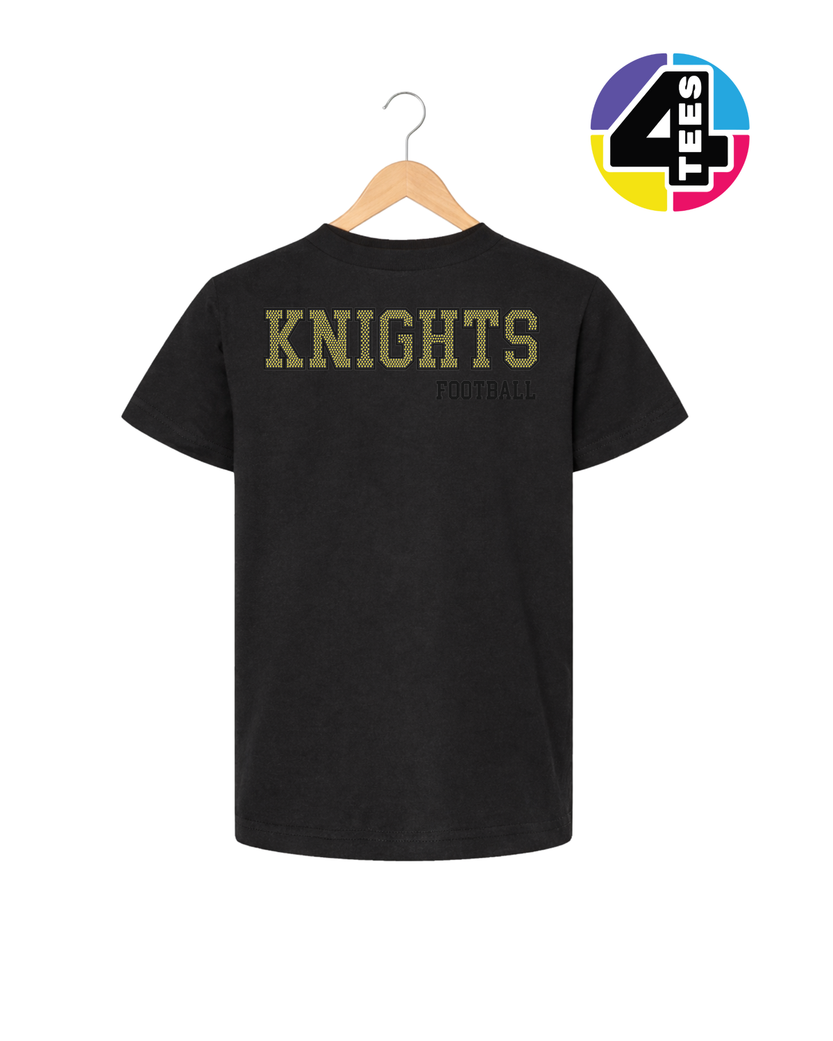 Knights Spangle Football Youth Tee
