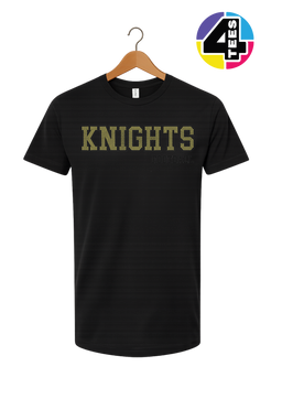 Knights Spangle Football Tee