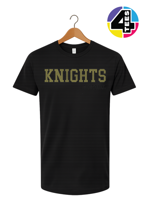 Knights Spangle Football Tee