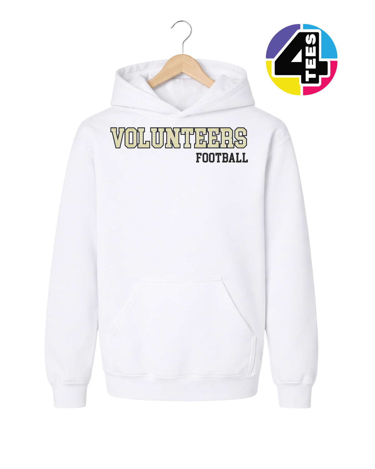 Volunteers Spangle Football Youth Hoodie