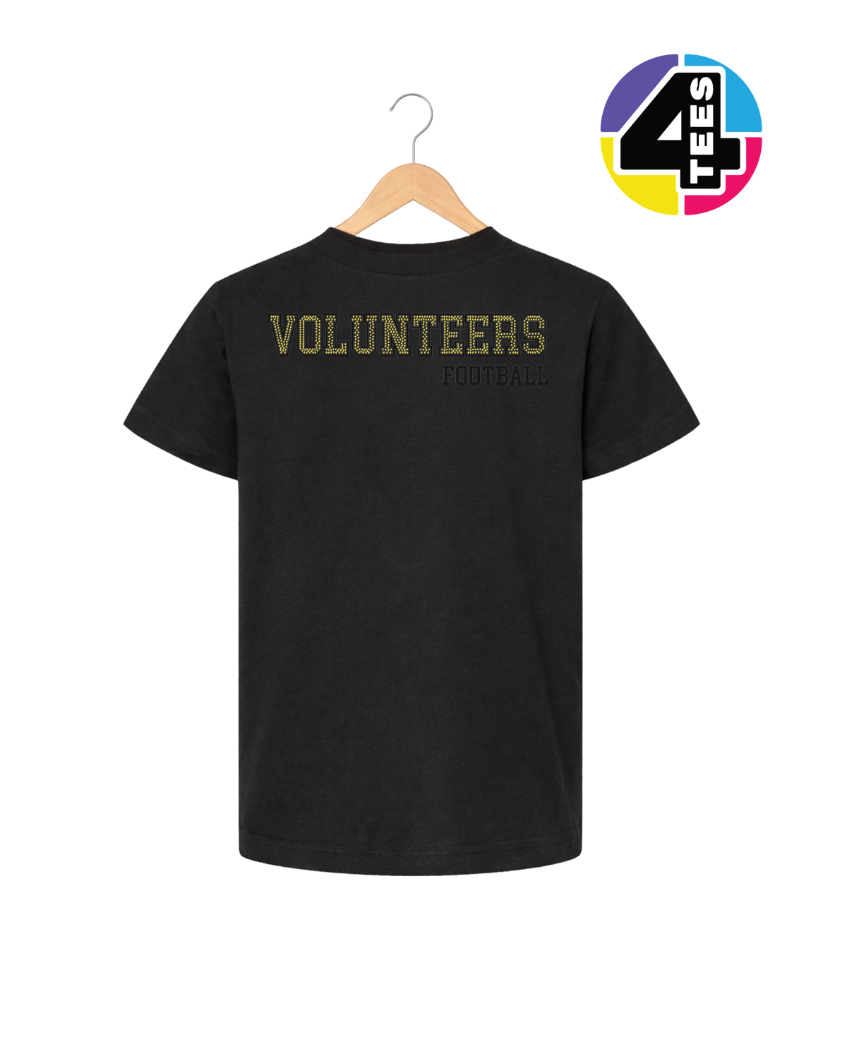 Volunteers Spangle Football Youth Tee