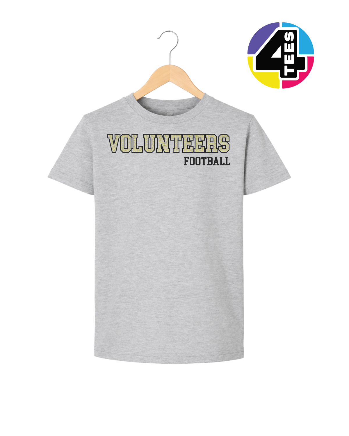 Volunteers Spangle Football Youth Tee