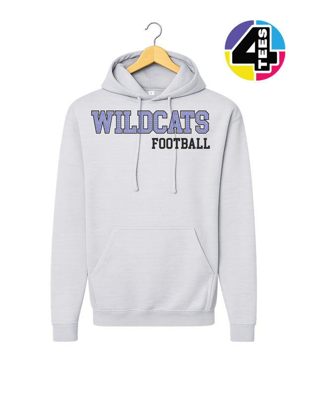 Wildcats Spangle Football Hoodie