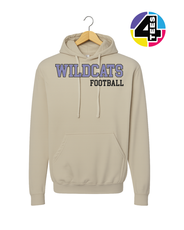 Wildcats Spangle Football Hoodie