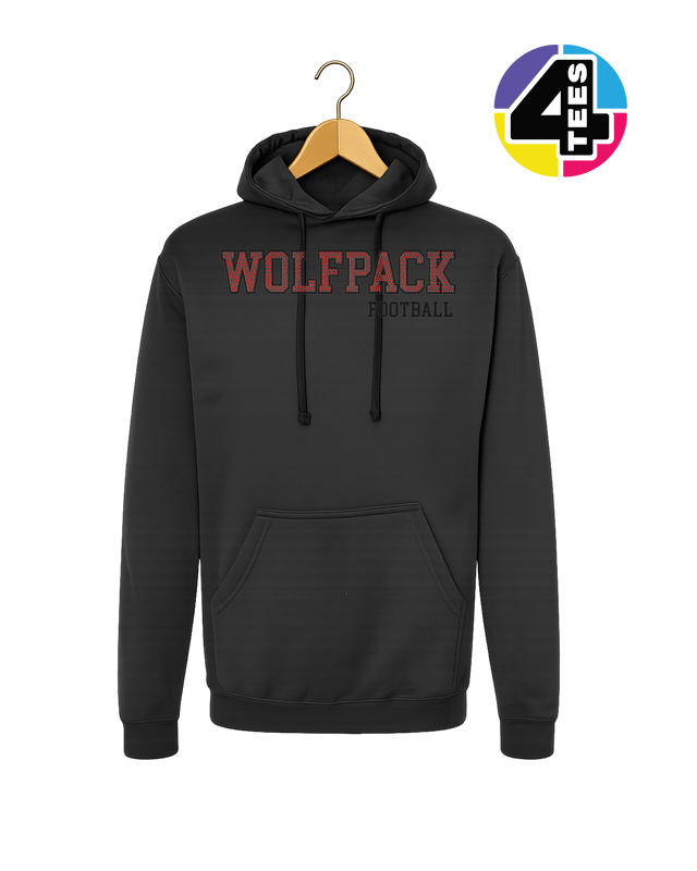 Wolfpack Spangle Football Hoodie