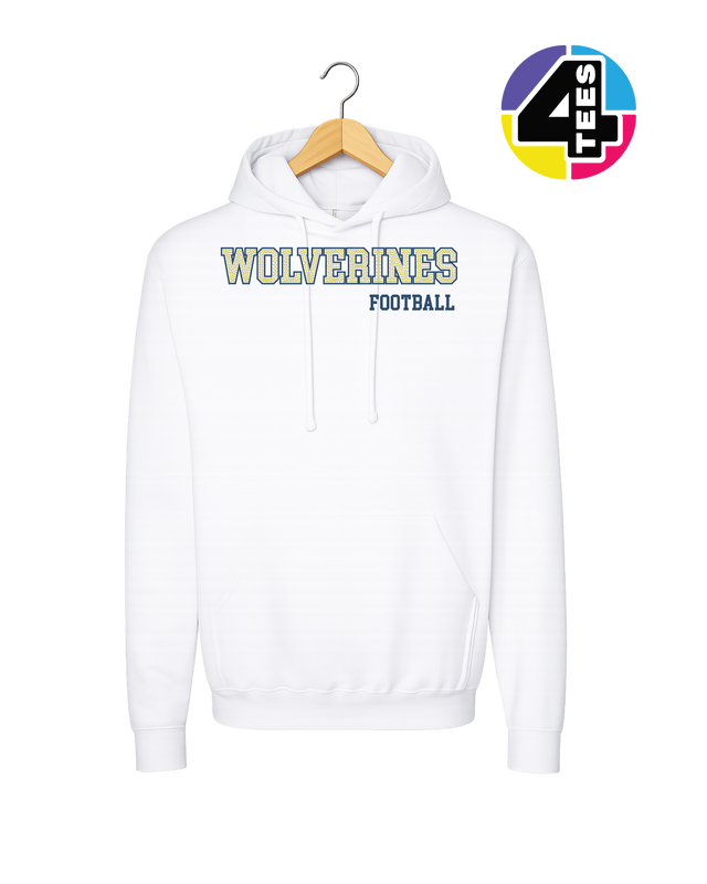 Wolverines Spangle Football Hoodie