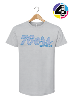 76ers Spangle Basketball Tee