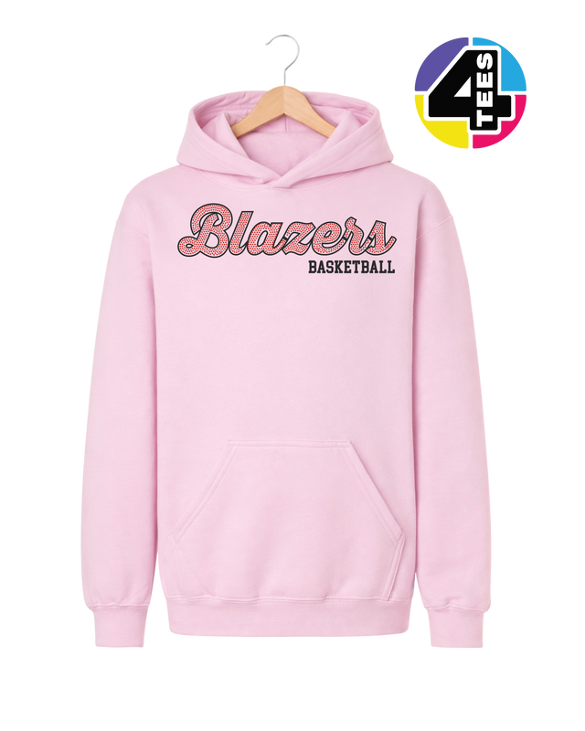 Blazers Spangle Basketball Youth Hoodie