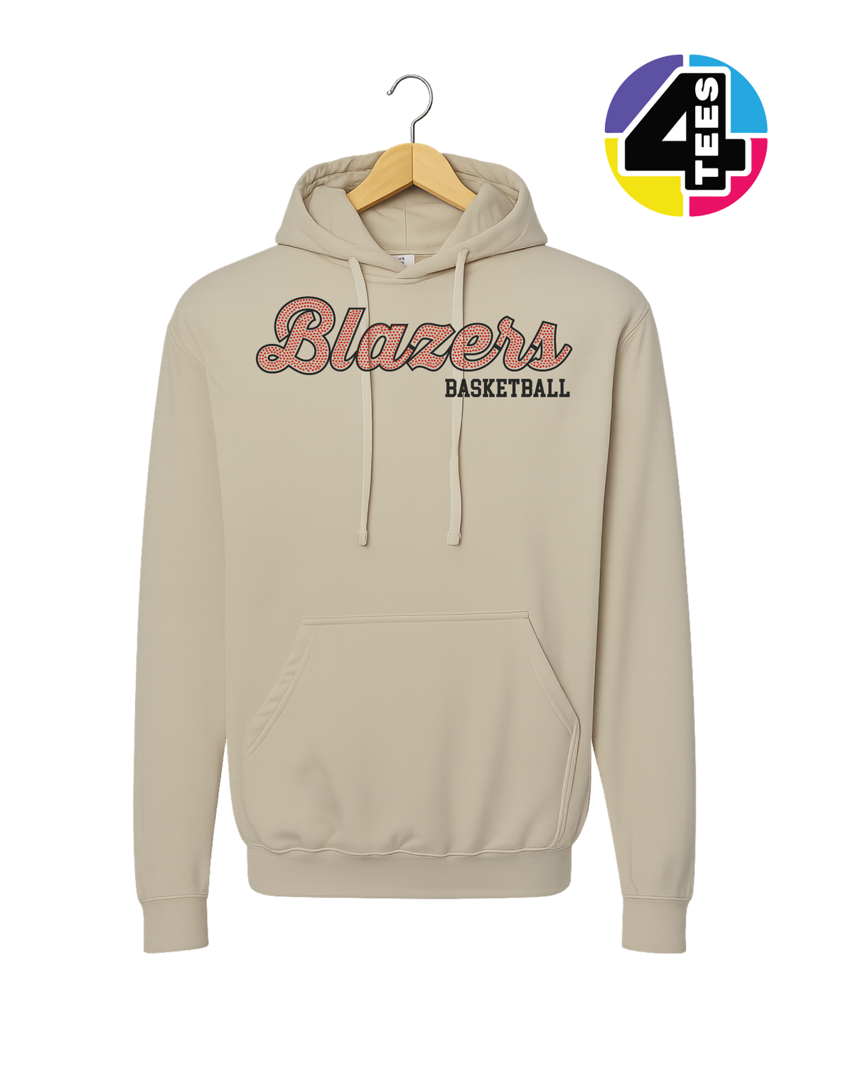 Blazers Spangle Basketball Hoodie