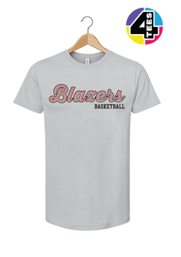 Blazers Spangle Basketball Tee