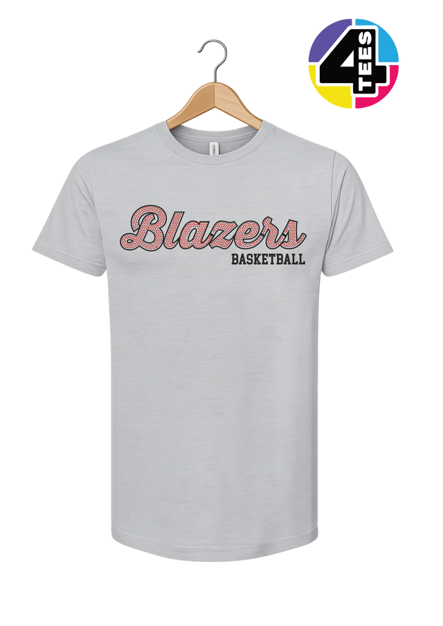 Blazers Spangle Basketball Tee