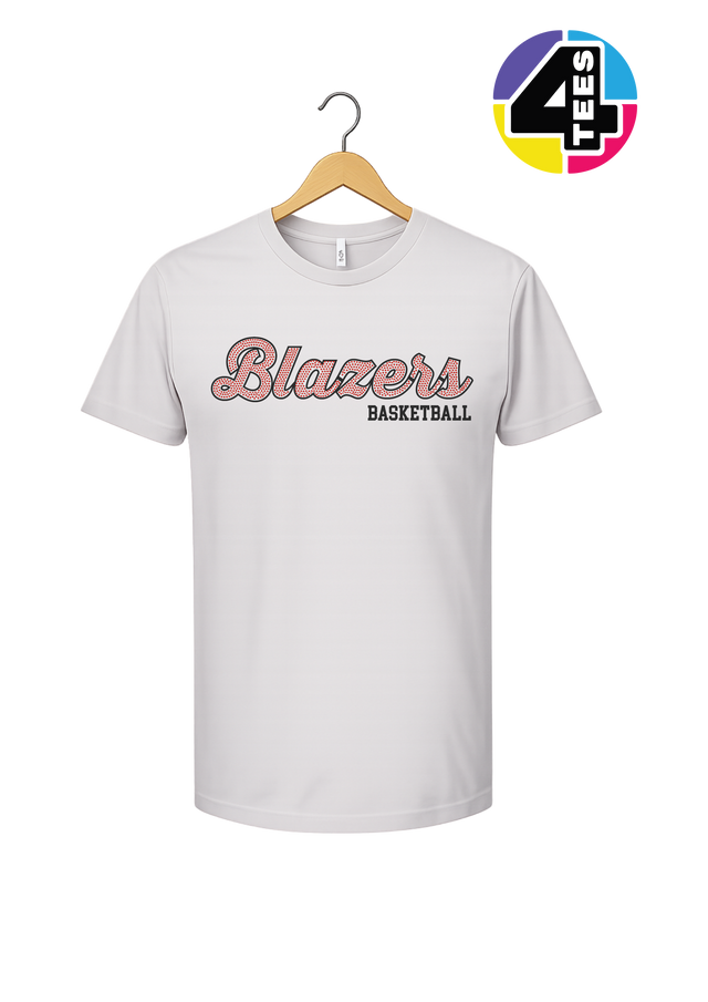 Blazers Spangle Basketball Tee