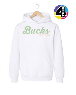 Bucks Spangle Basketball Youth Hoodie