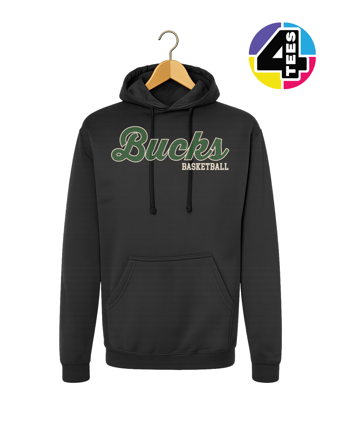 Bucks Spangle Basketball Hoodie