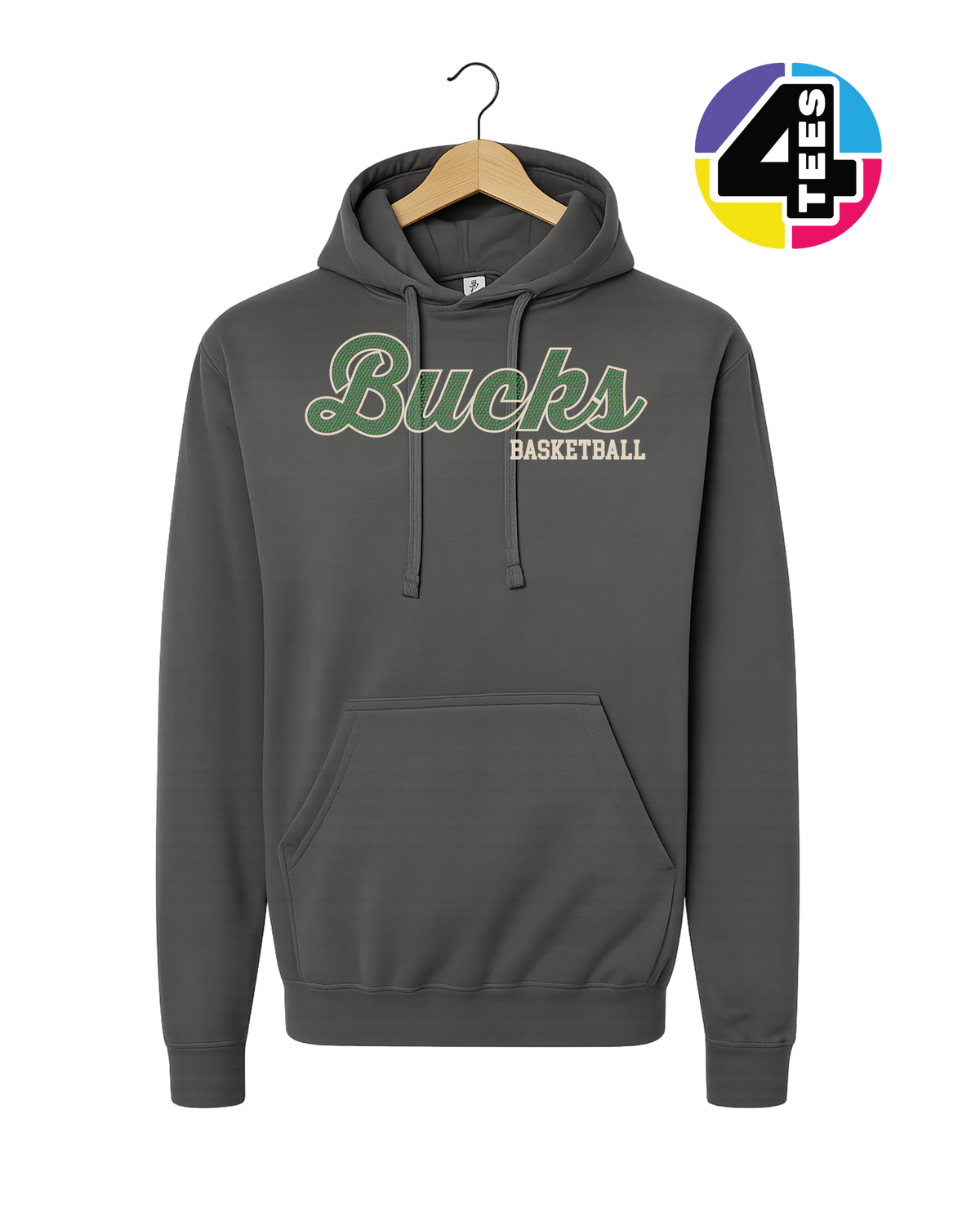 Bucks Spangle Basketball Hoodie