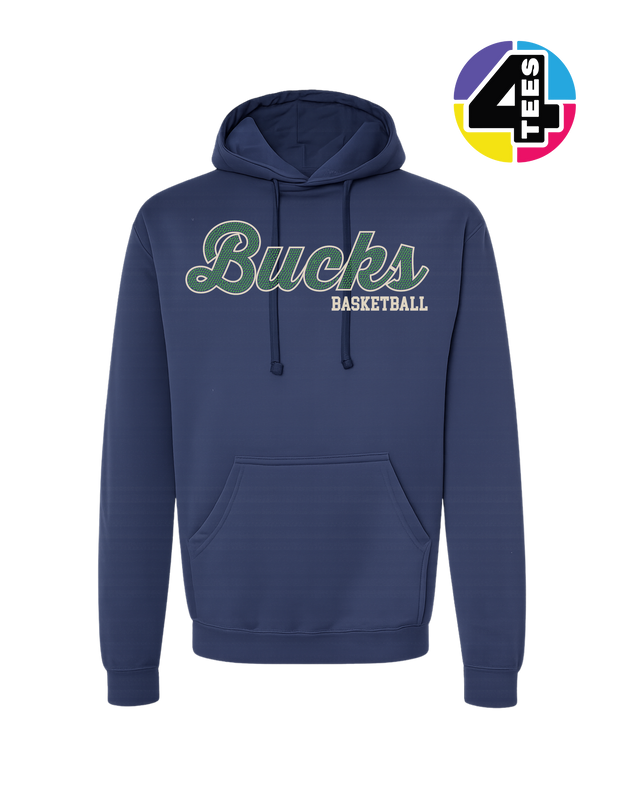 Bucks Spangle Basketball Hoodie