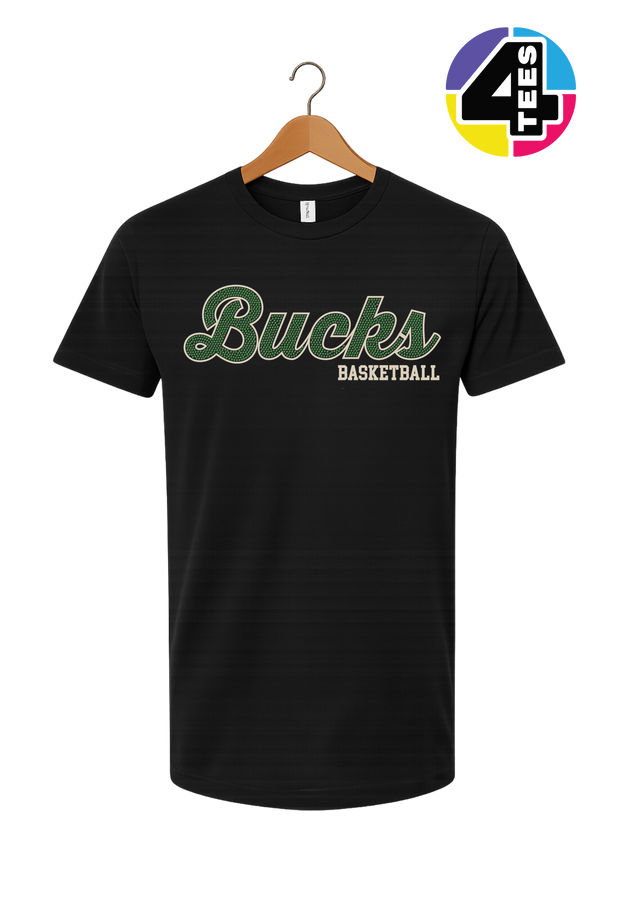 Bucks Spangle Basketball Tee