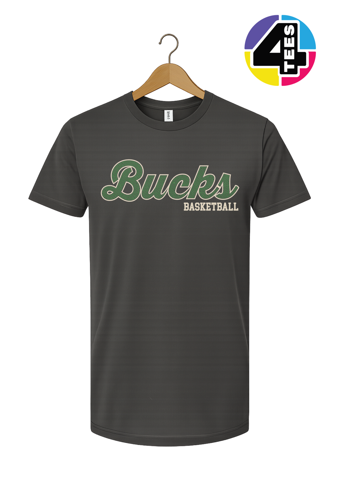 Bucks Spangle Basketball Tee