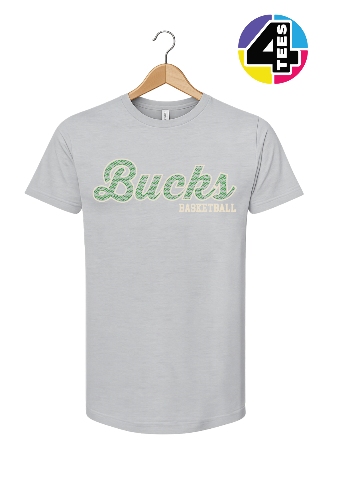 Bucks Spangle Basketball Tee