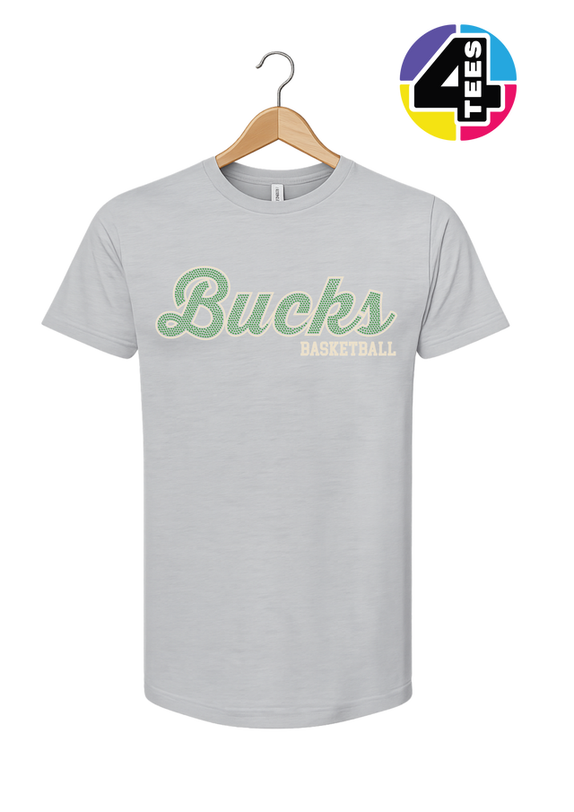Bucks Spangle Basketball Tee