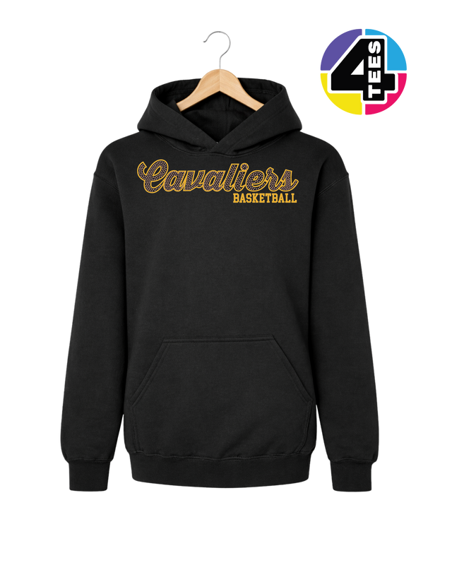 Cavaliers Spangle Basketball Youth Hoodie