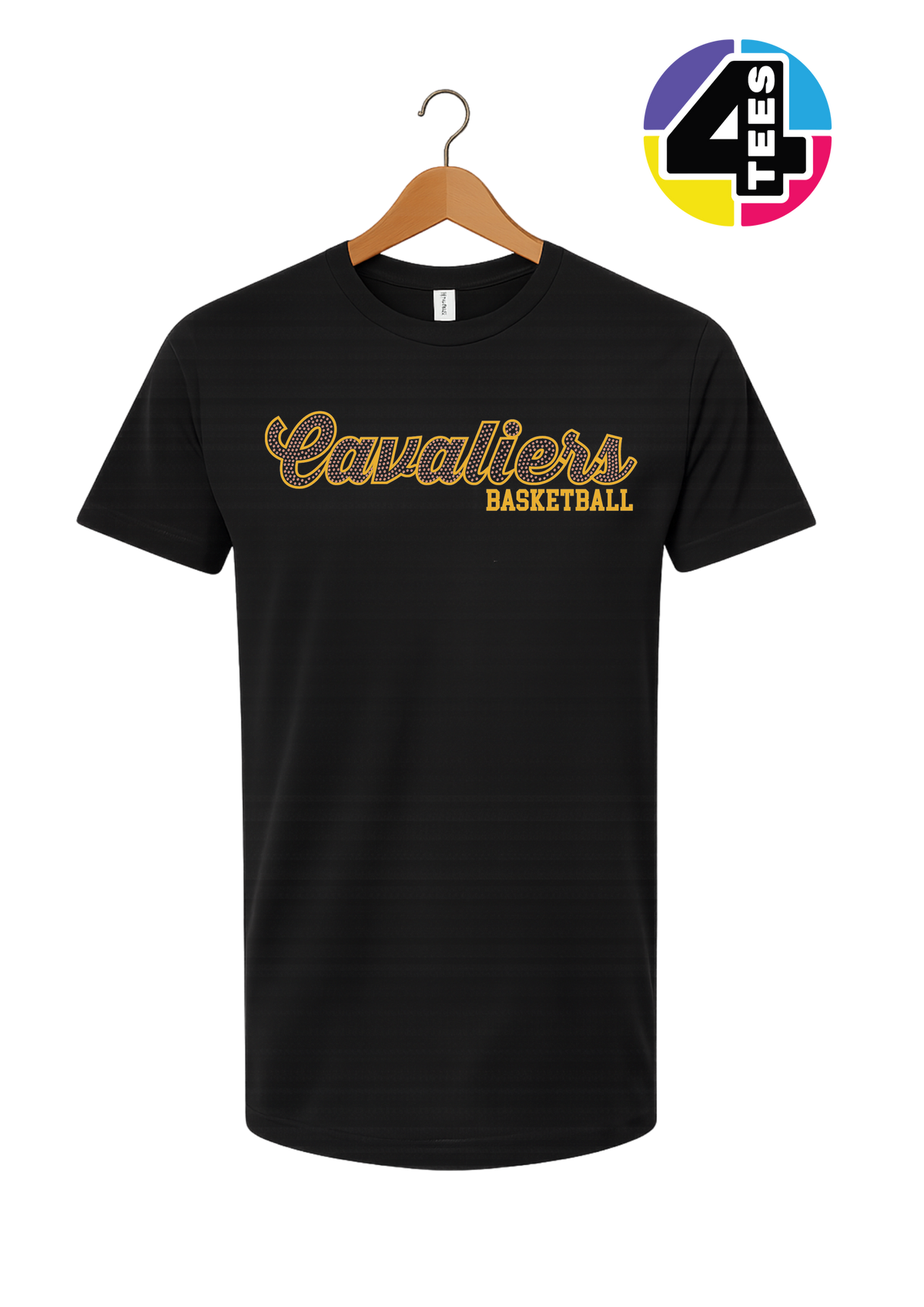 Cavaliers Spangle Basketball Tee