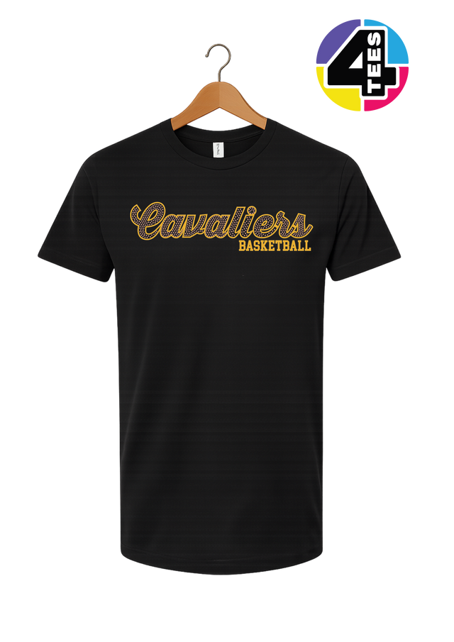 Cavaliers Spangle Basketball Tee