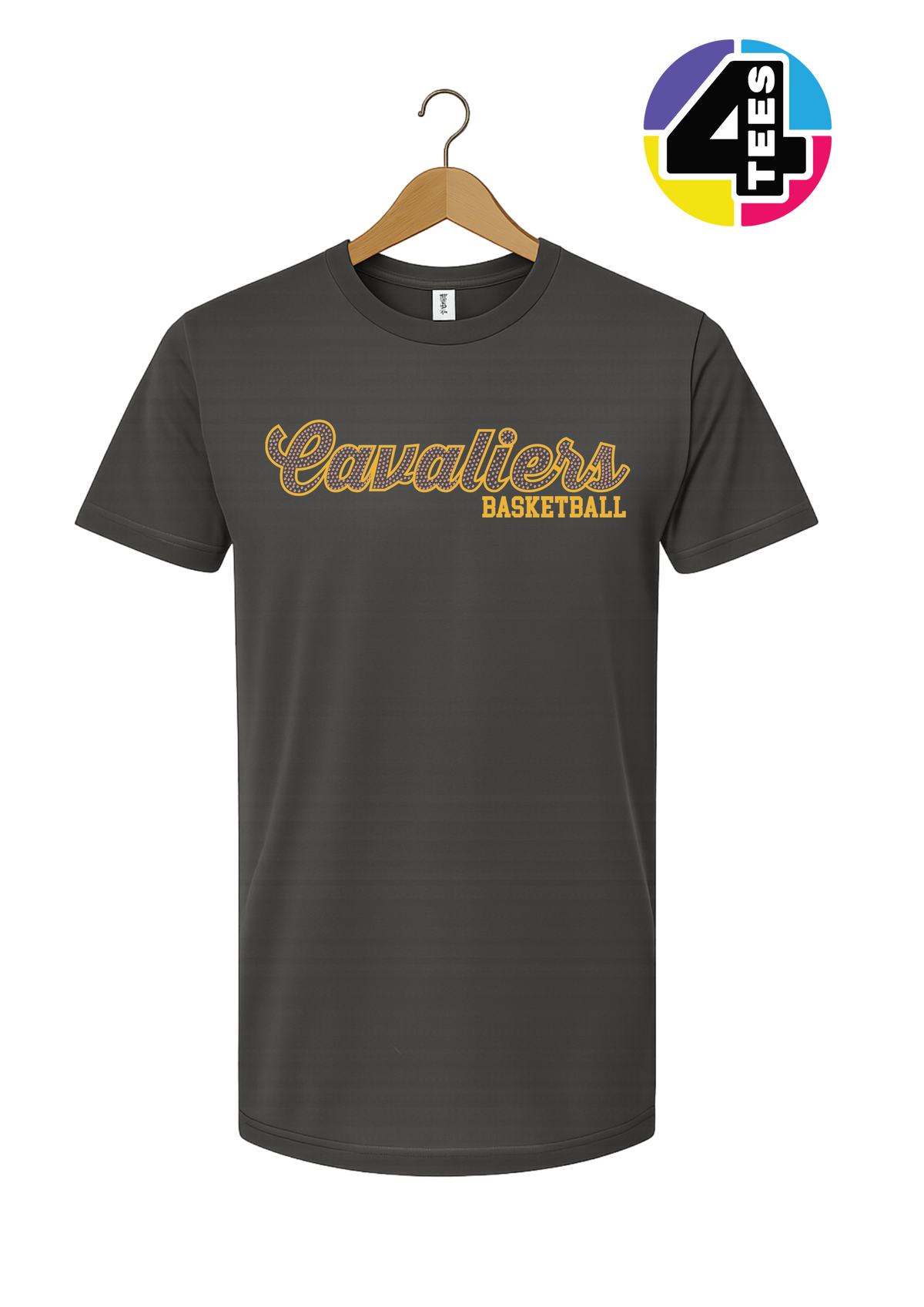 Cavaliers Spangle Basketball Tee