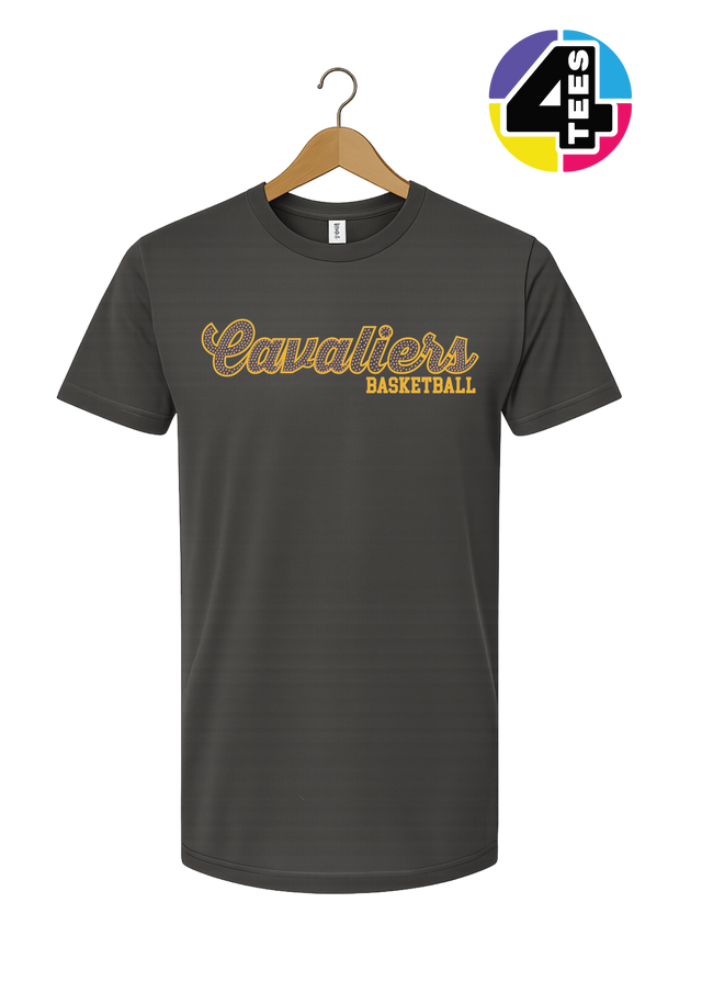 Cavaliers Spangle Basketball Tee