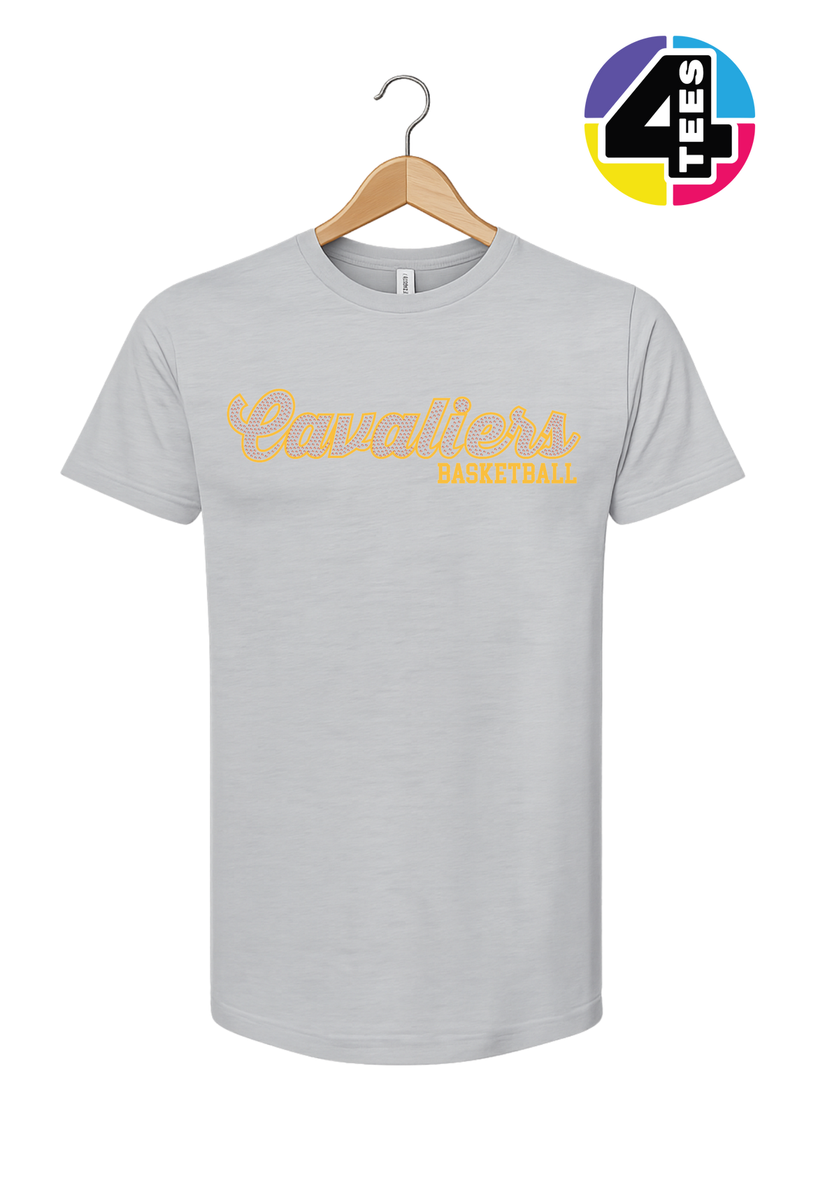 Cavaliers Spangle Basketball Tee