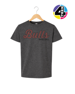Bulls Spangle Basketball Youth Tee