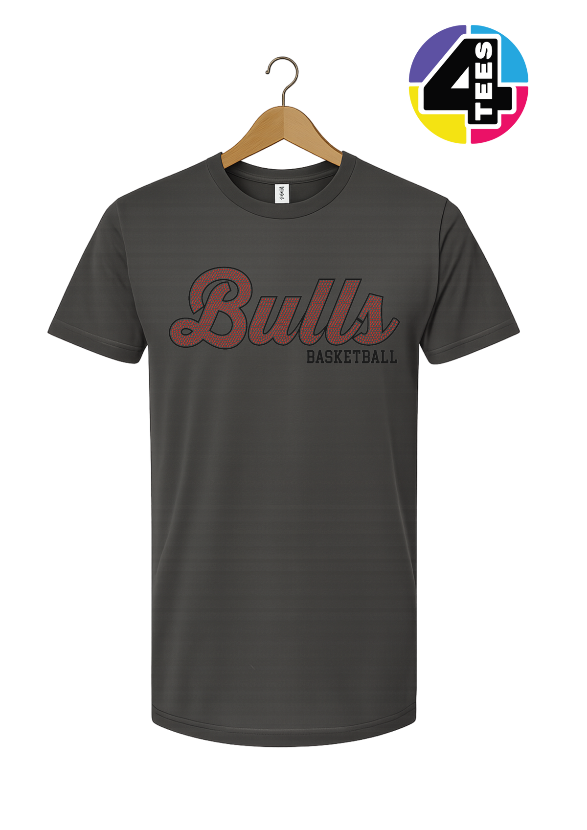 Bulls Spangle Basketball Tee