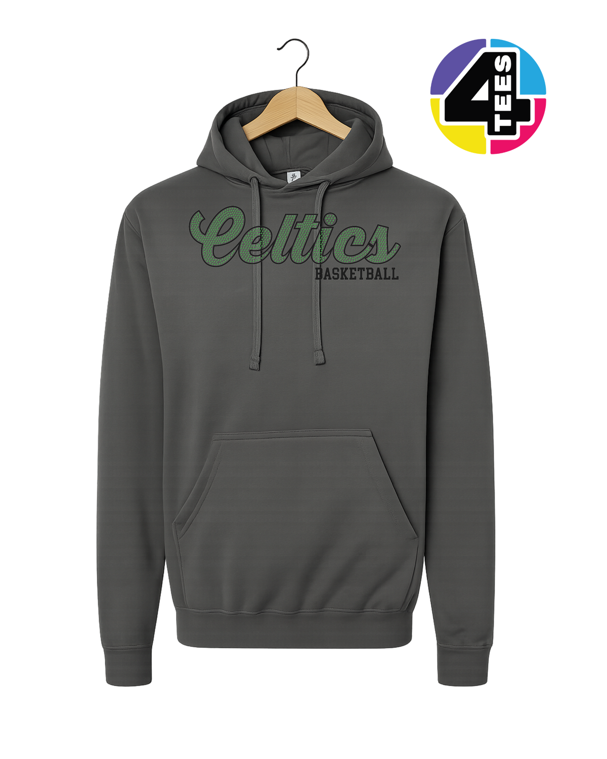 Celtics Spangle Basketball Hoodie