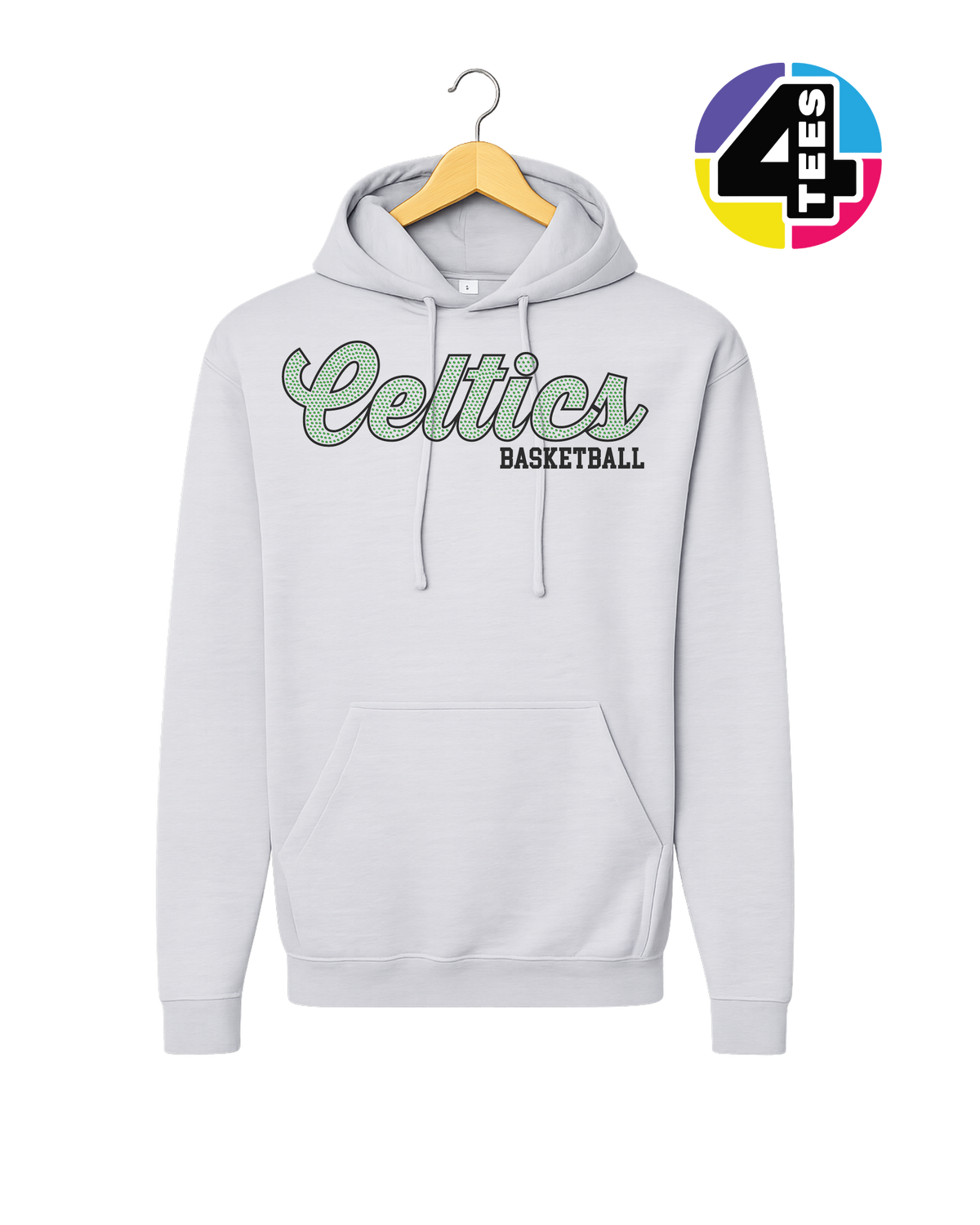Celtics Spangle Basketball Hoodie
