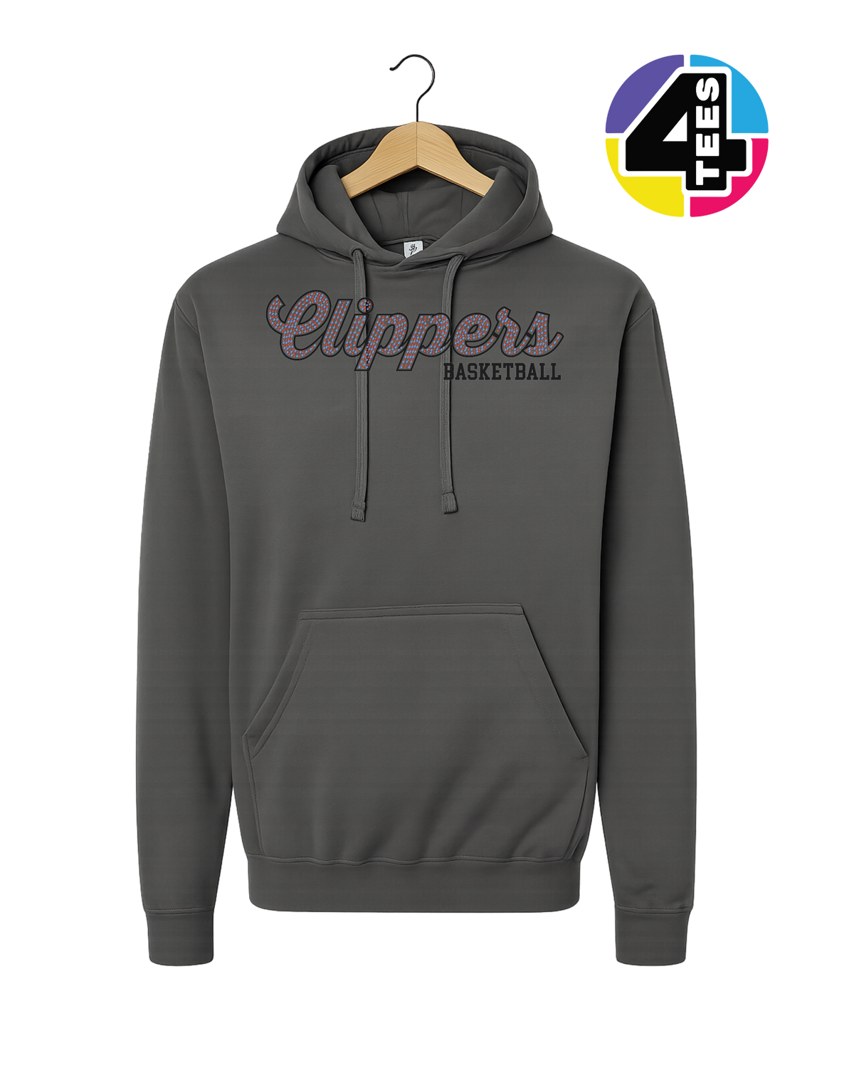 Clippers Spangle Basketball Hoodie