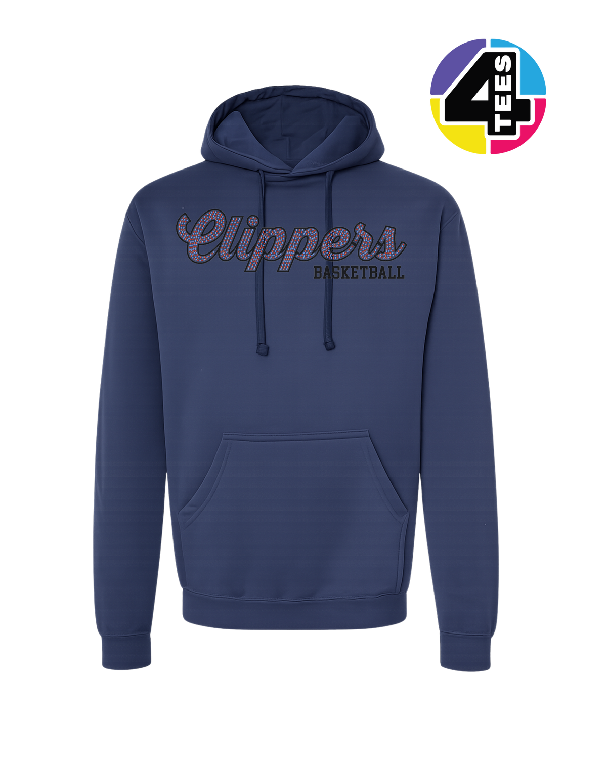 Clippers Spangle Basketball Hoodie