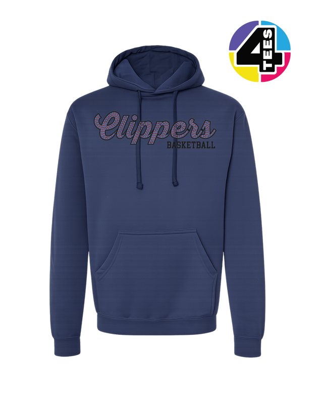 Clippers Spangle Basketball Hoodie