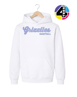 Grizzlies Spangle Basketball Youth Hoodie
