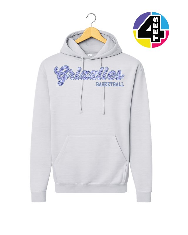 Grizzlies Spangle Basketball Hoodie
