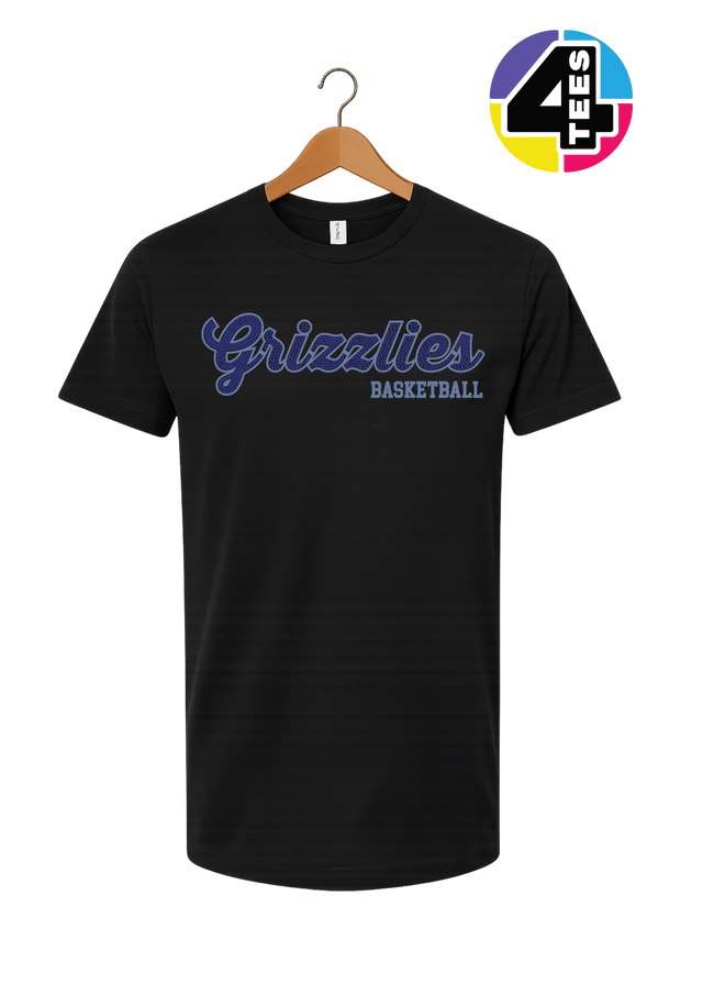 Grizzlies Spangle Basketball Tee