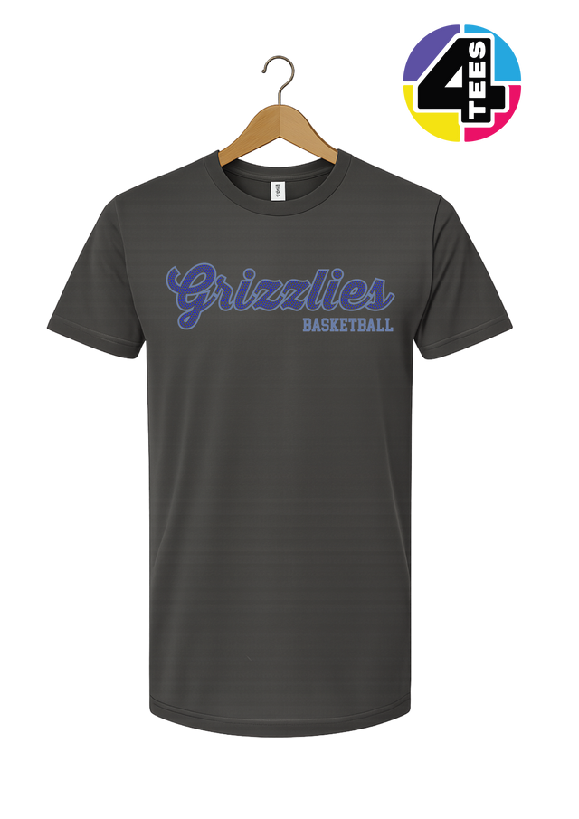 Grizzlies Spangle Basketball Tee