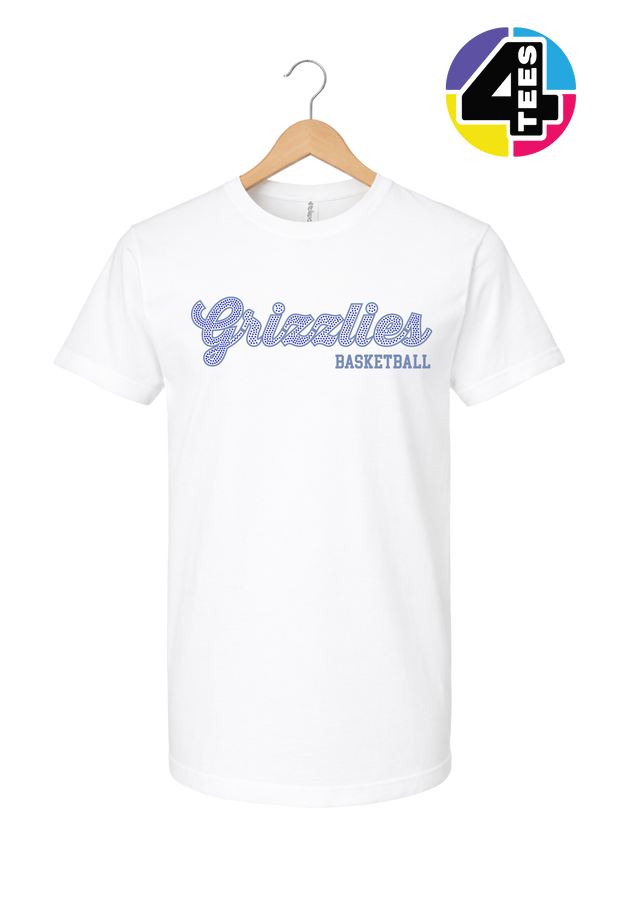 Grizzlies Spangle Basketball Tee